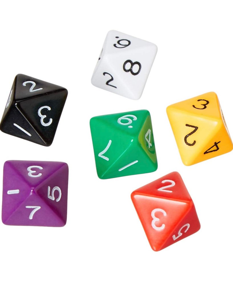 d&d dice d8